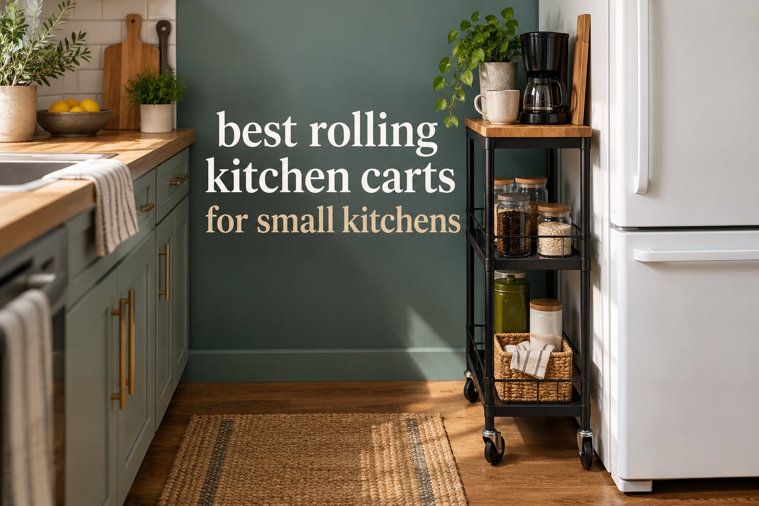 best rolling kitchen carts for small kitchens
