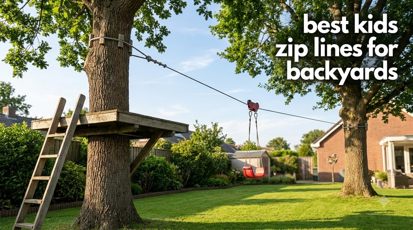 best kids zip lines for backyards
