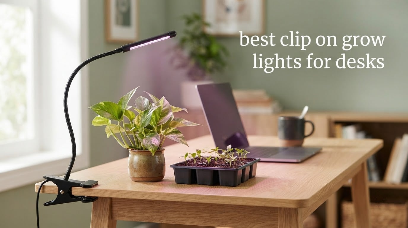 best clip on grow lights for desks