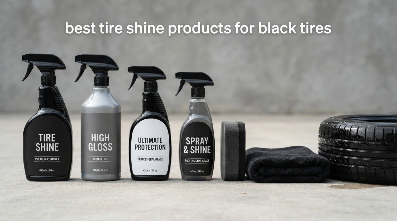 best tire shine products for black tires