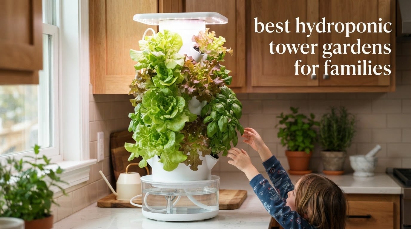 best hydroponic tower gardens for families