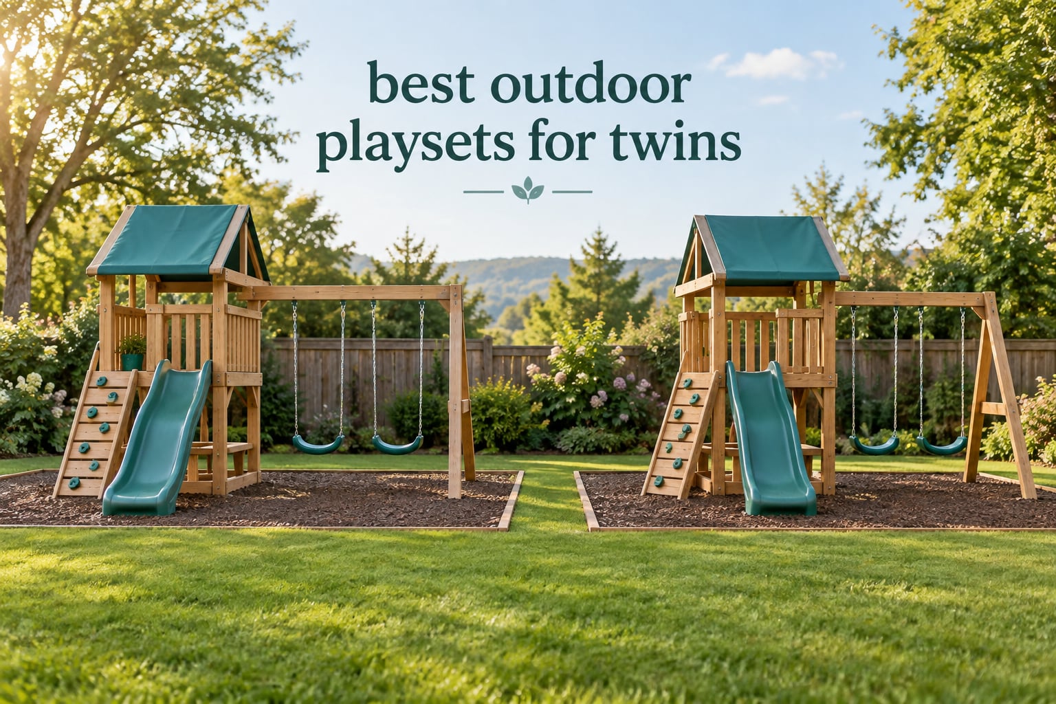 best outdoor playsets for twins