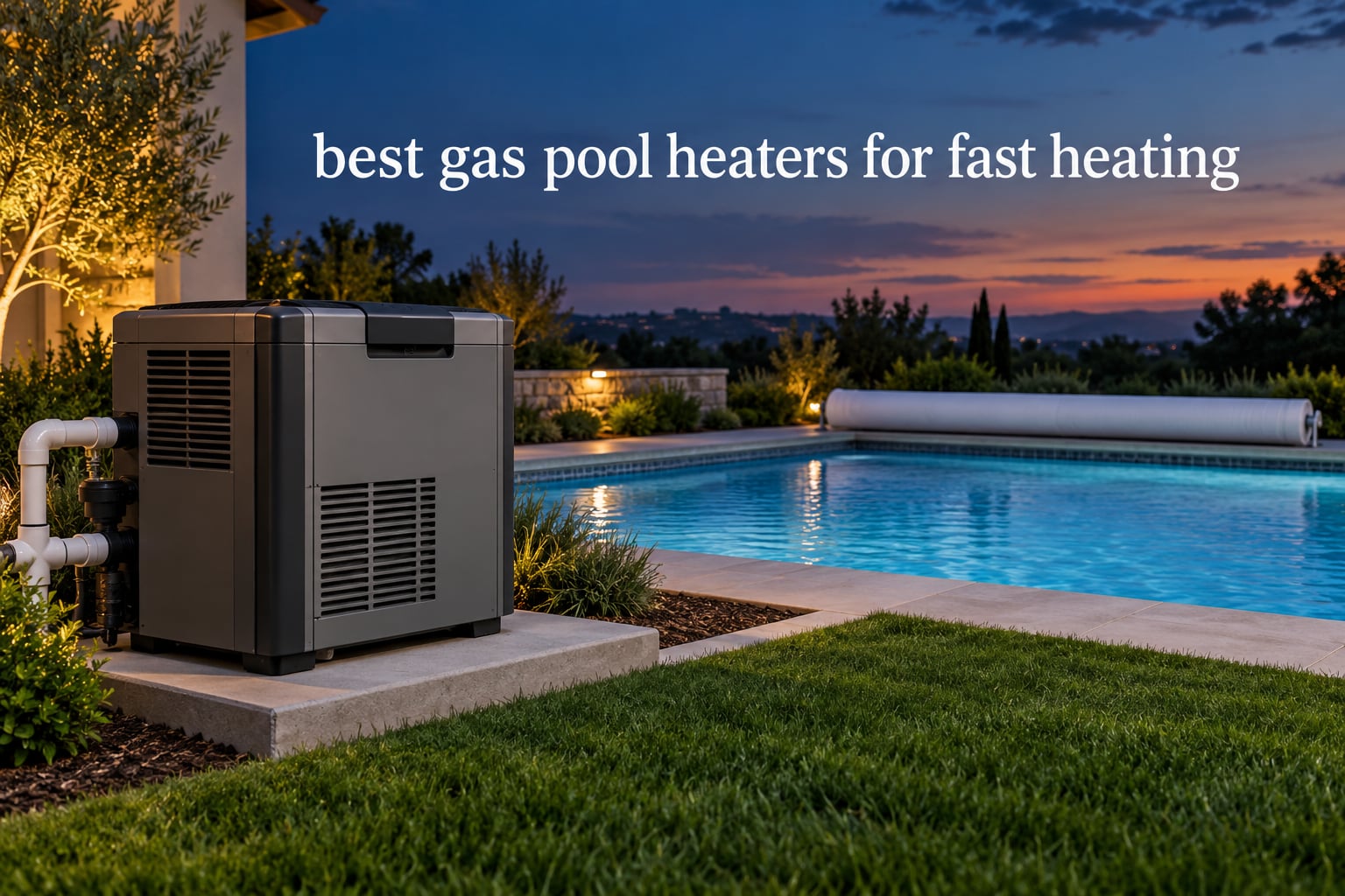best gas pool heaters for fast heating