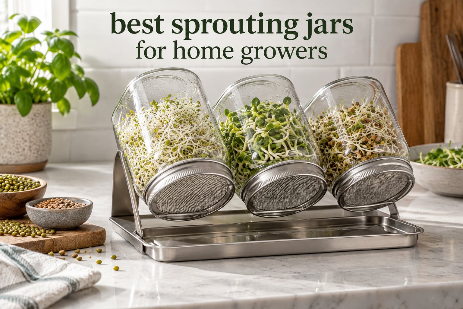 best sprouting jars for home growers