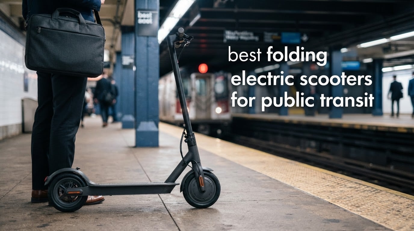 best folding electric scooters for public transit