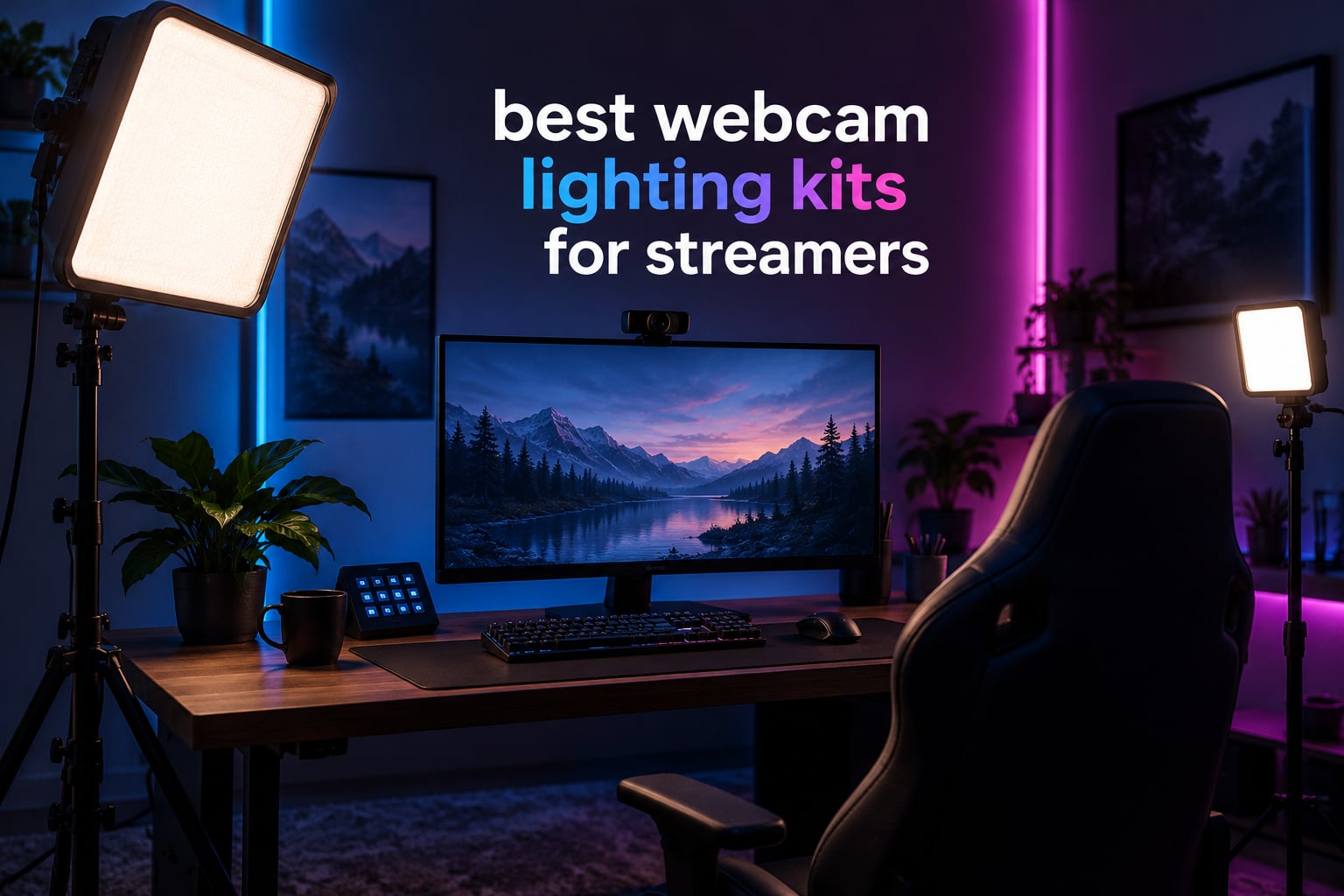 best webcam lighting kits for streamers