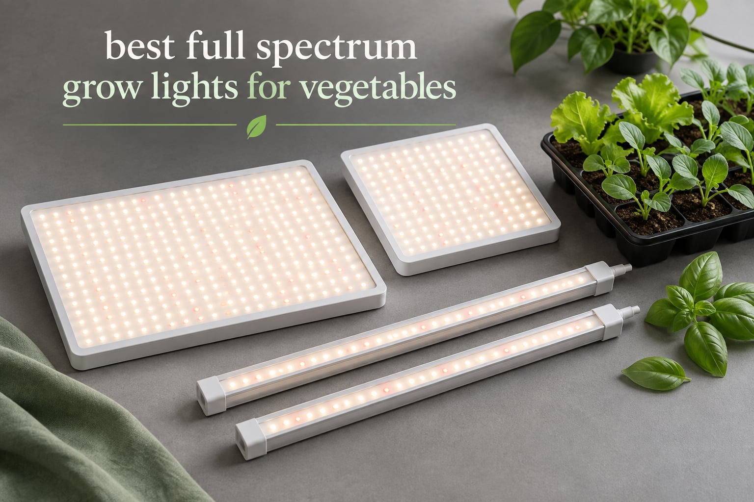 best full spectrum grow lights for vegetables