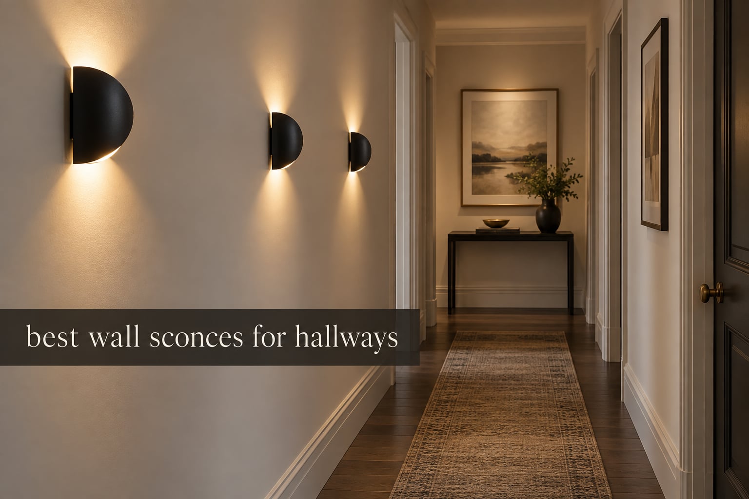 best wall sconces for hallways