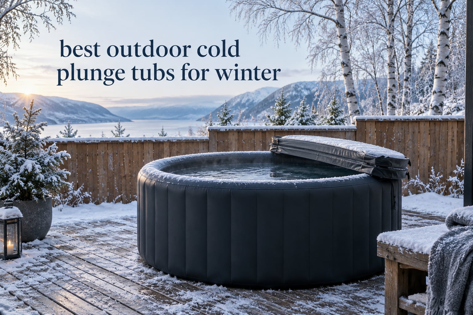 best outdoor cold plunge tubs for winter