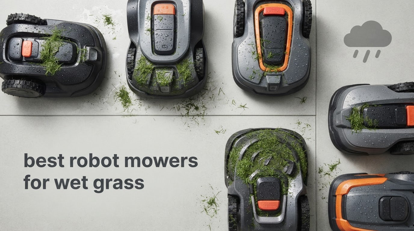 best robot mowers for wet grass