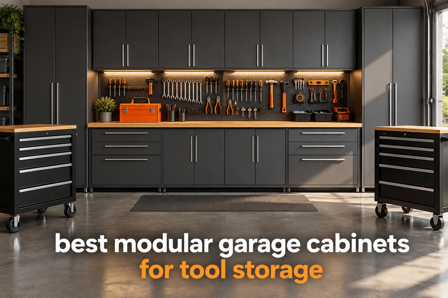 best modular garage cabinets for tool storage