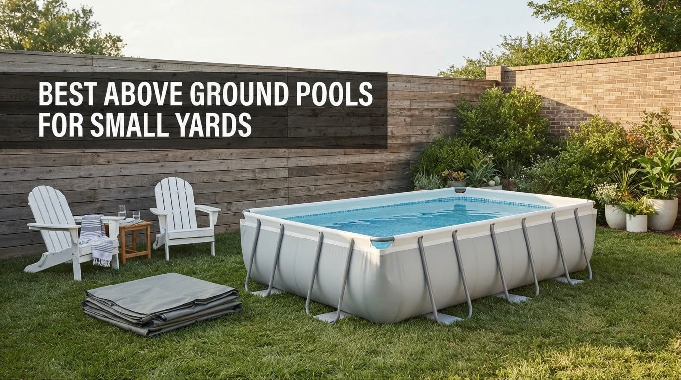 best above ground pools for small yards