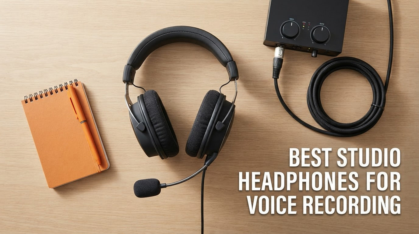 best studio headphones for voice recording
