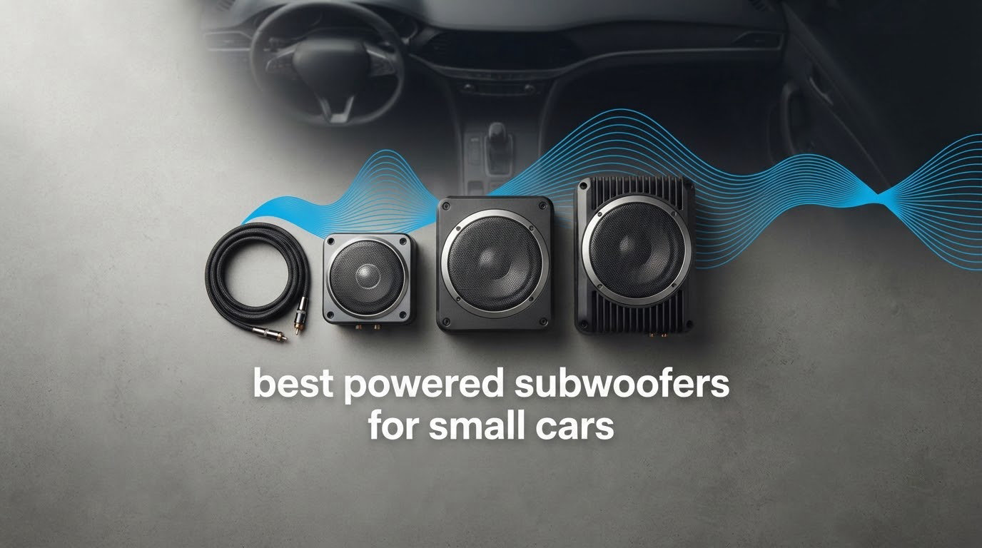 best powered subwoofers for small cars