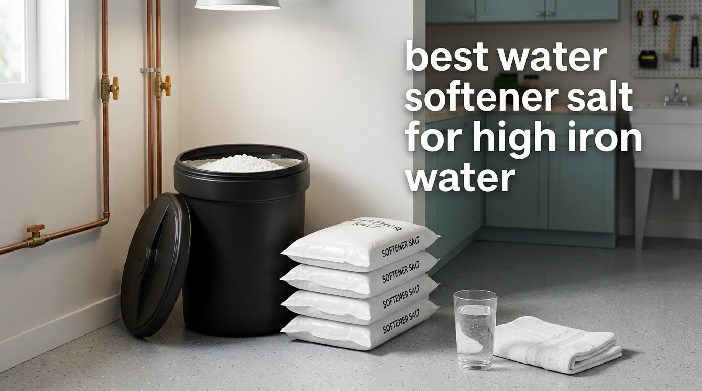 best water softener salt for high iron water