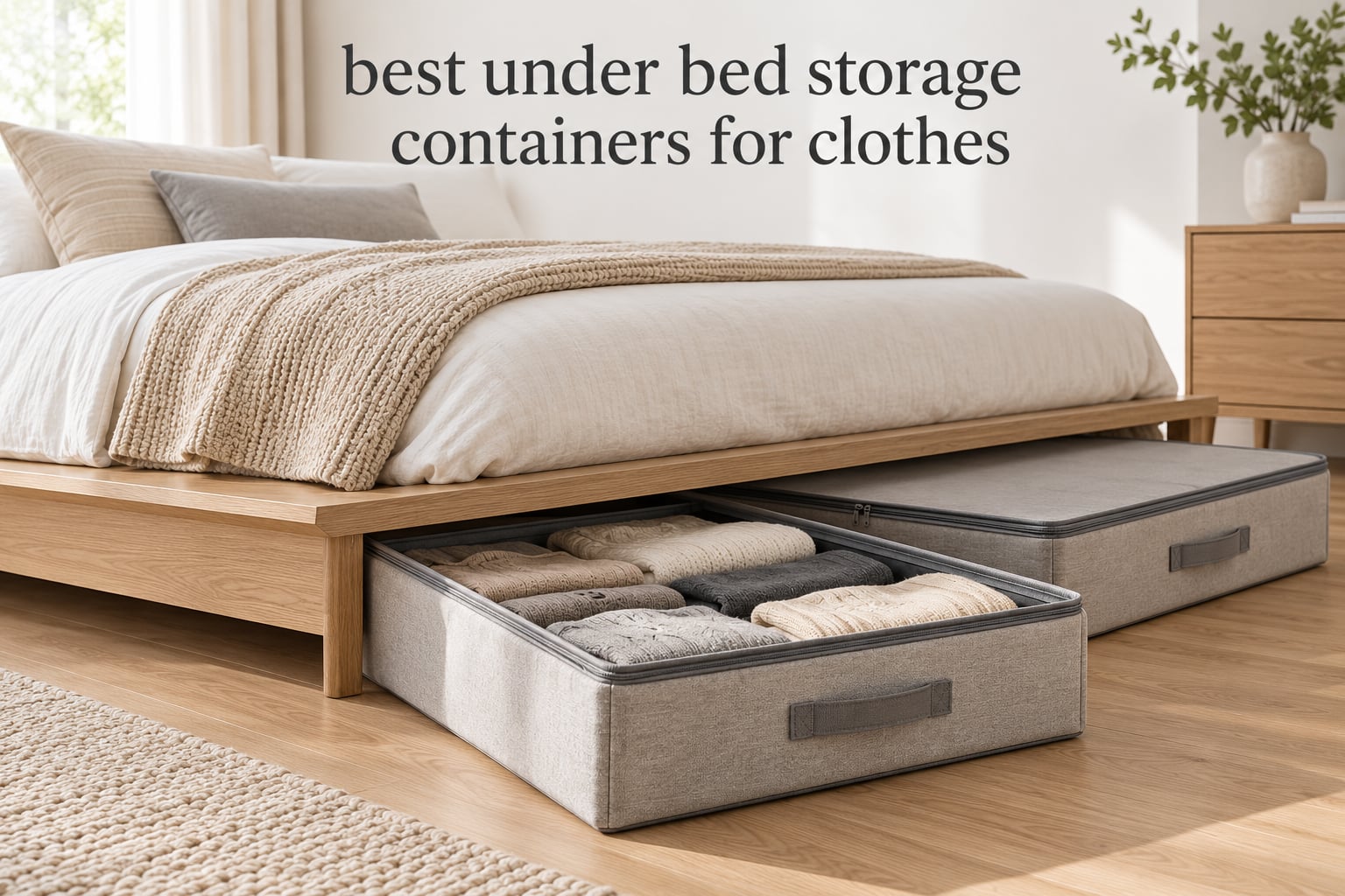 best under bed storage containers for clothes